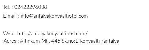 Mercan Apart Otel telefon numaralar, faks, e-mail, posta adresi ve iletiim bilgileri
